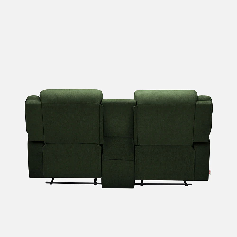 Avalon Twin Sap Green Fabric Recliner 2 Seater - Image 12