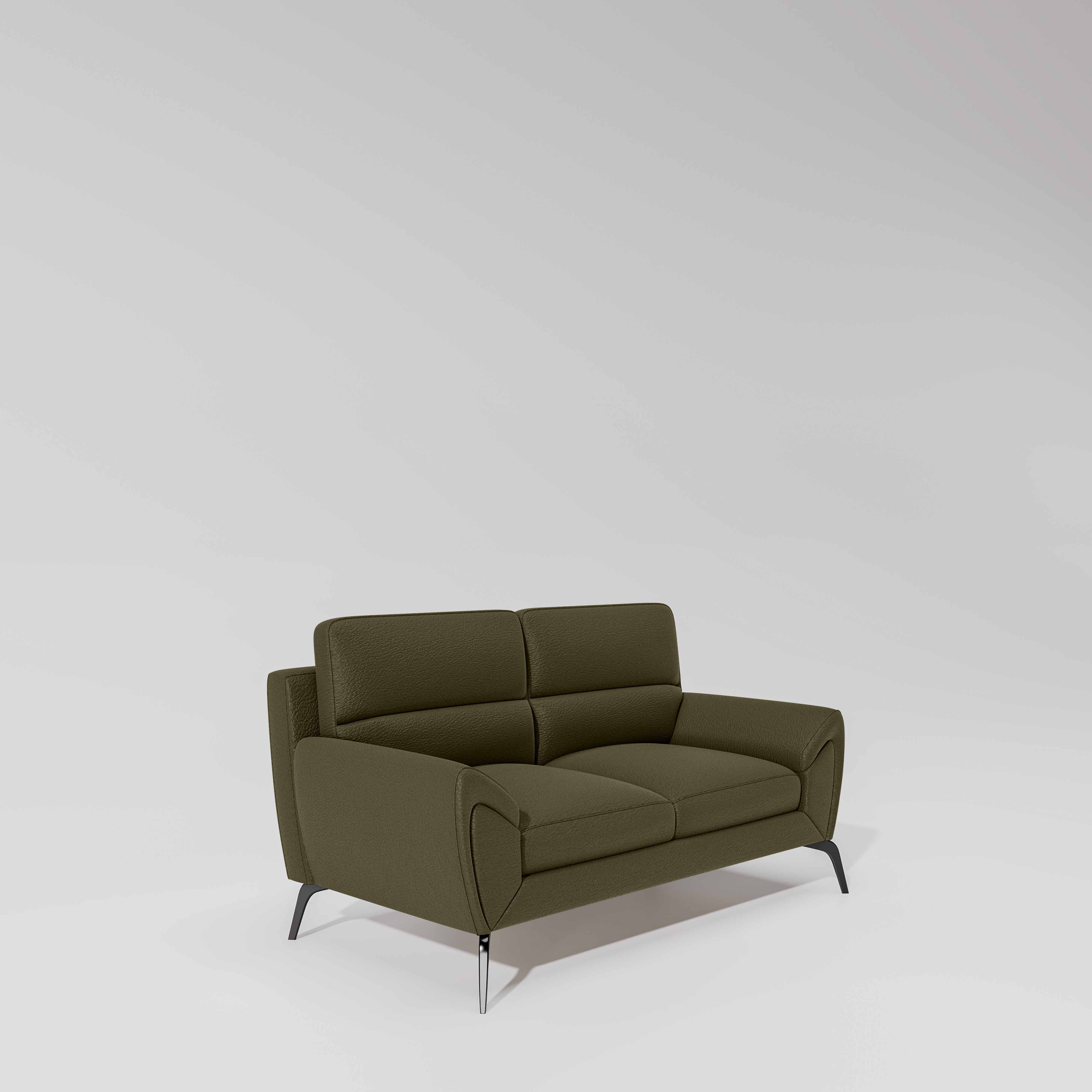 Octave 2 Seater Suede Fabric - Avocado - Image 3
