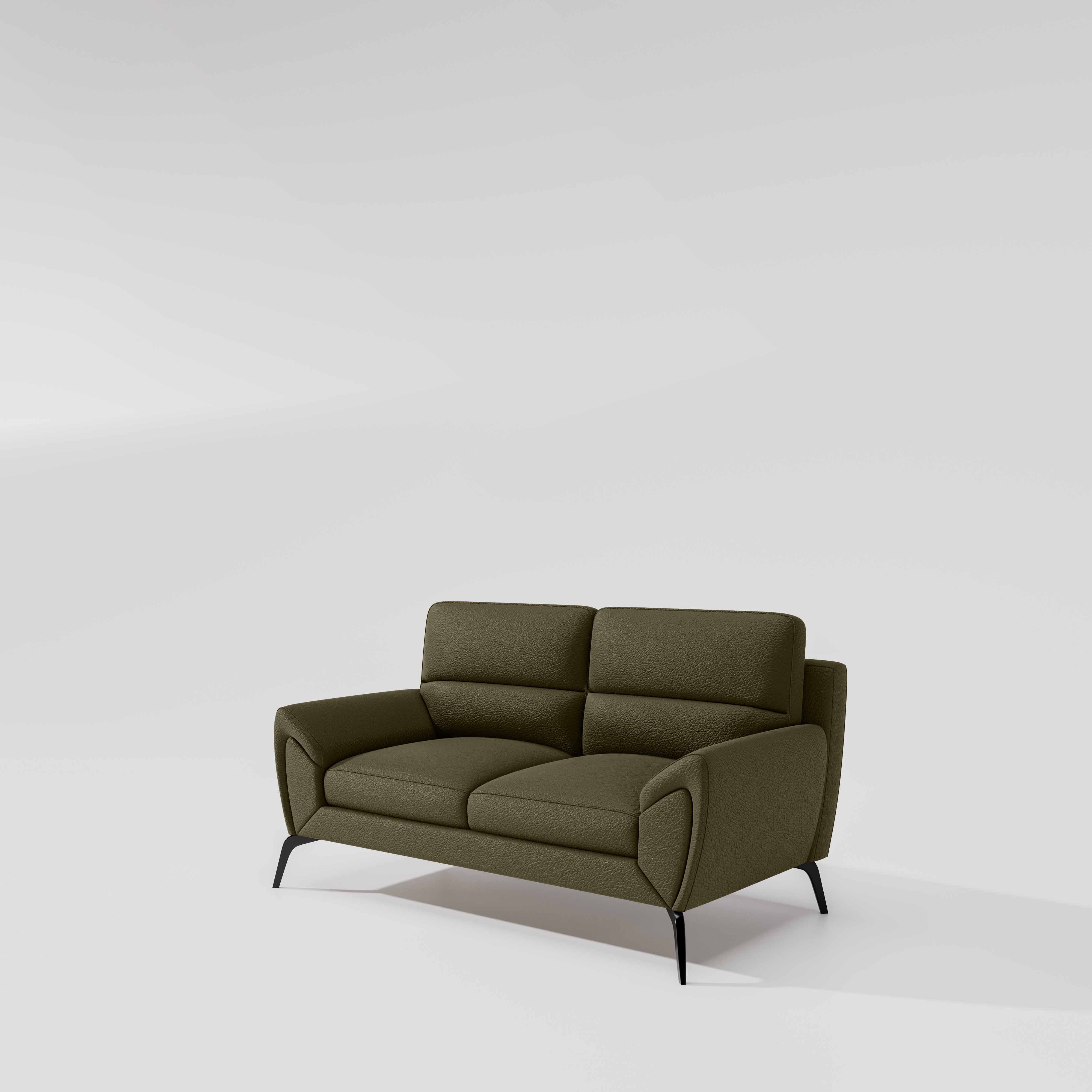 Octave 2 Seater Suede Fabric - Avocado - Image 4
