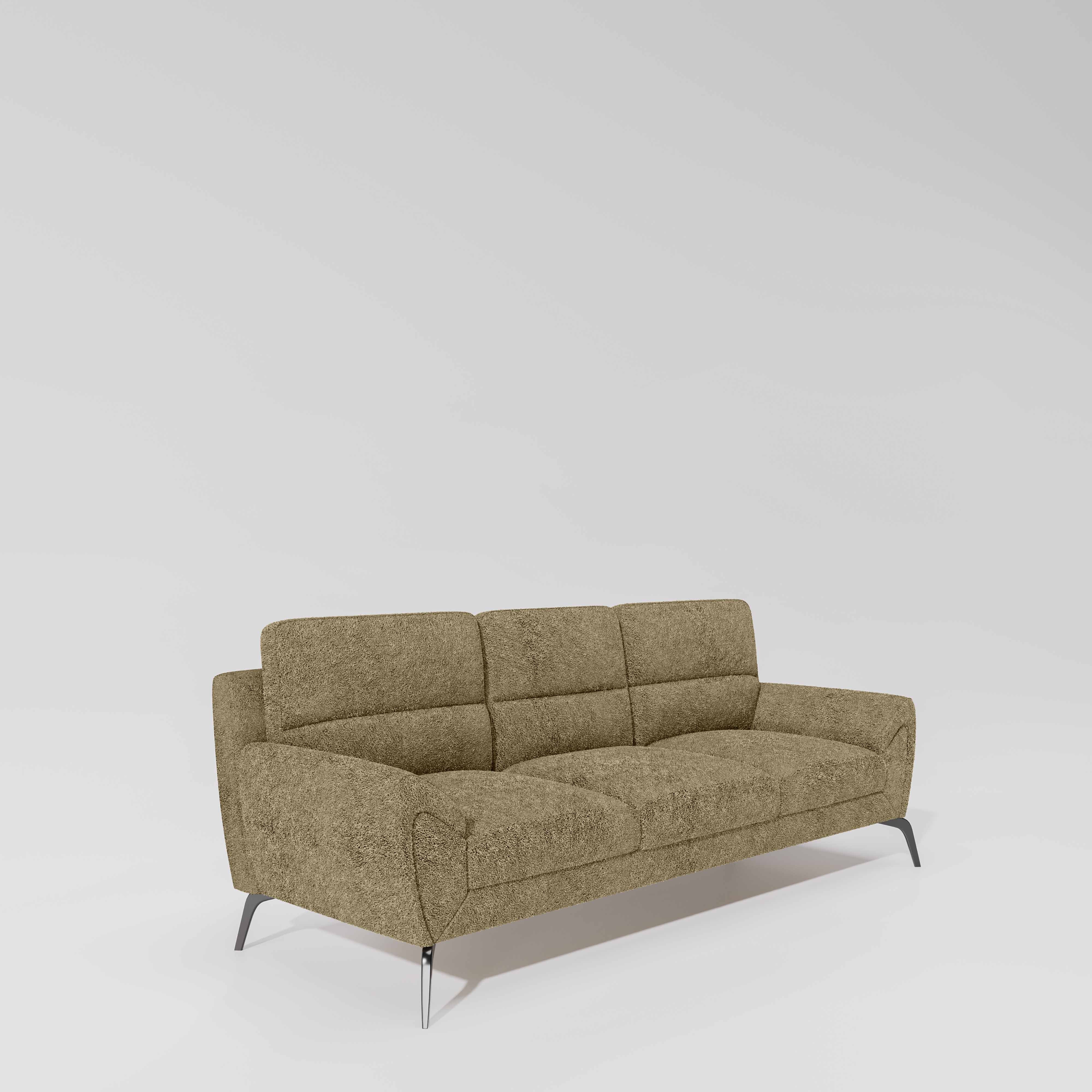 Octave 3 Seater Boucle Fabric - Irish cream - Image 3