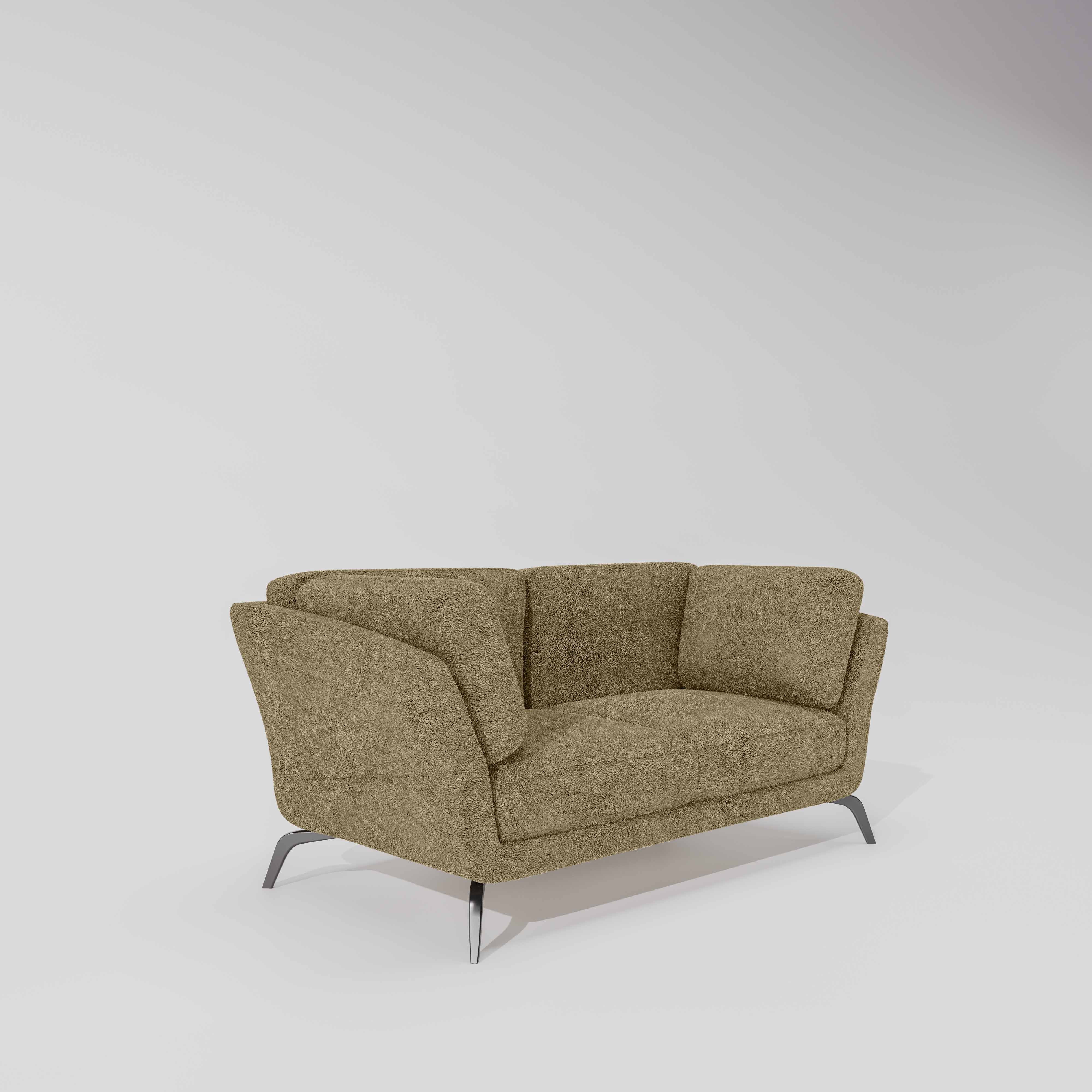 Symphony 2 Seater Boucle Fabric - Irish Cream - Image 3
