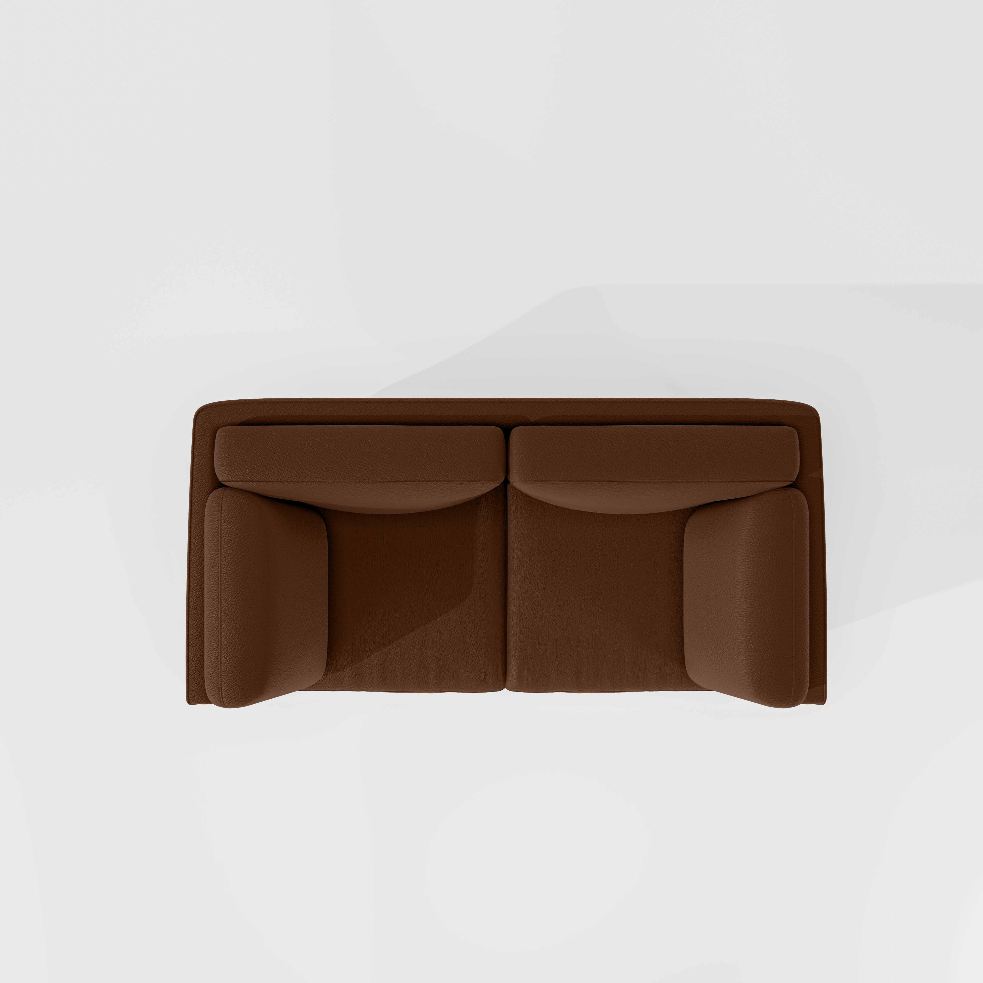 Symphony 2 Seater Suede fabric - Cappuccino - Image 6