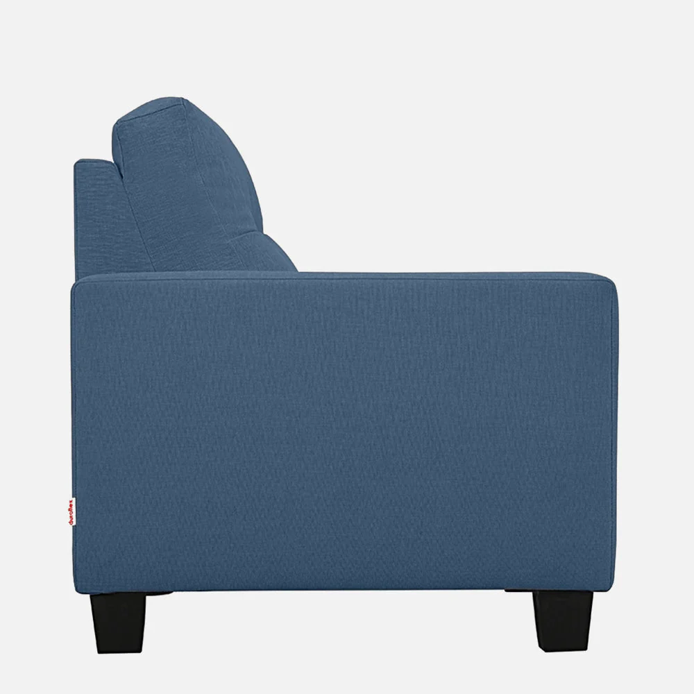 Ease Blue Fabric 3 Seater Sofa - Image 5