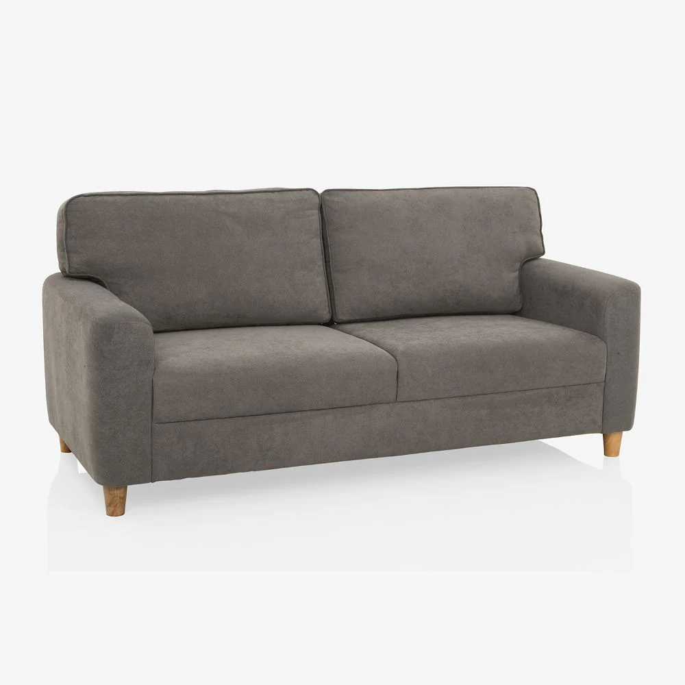 Utopia Grey Fabric 3 Seater Sofa - Image 3